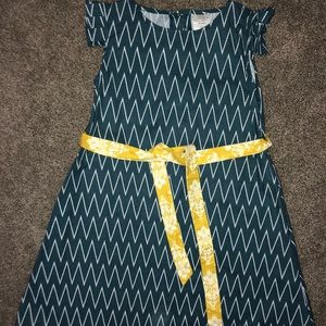 Persnickety beautiful blue/yellow dress